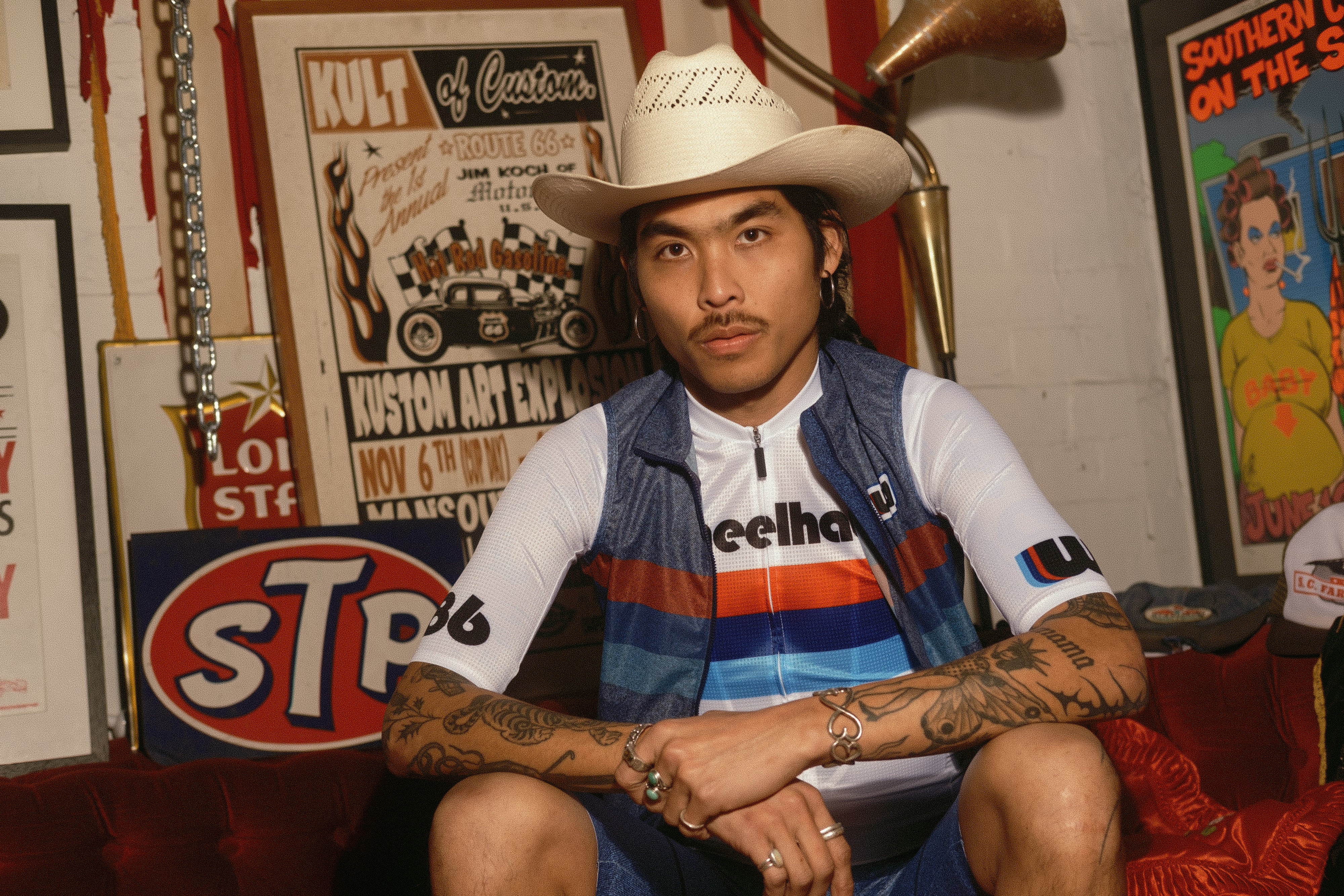 Wheelhaus Bib Short - Racing Denim