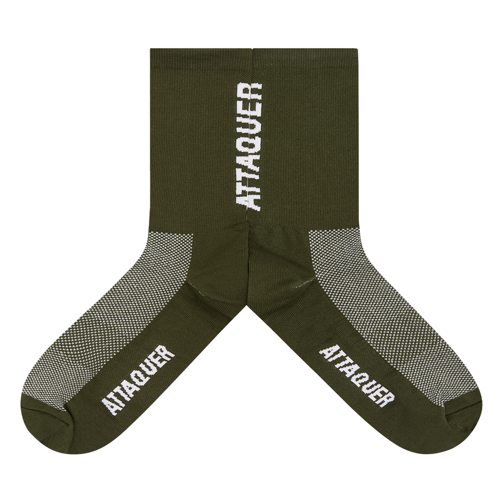 Attaquer Socks - Vert Logo