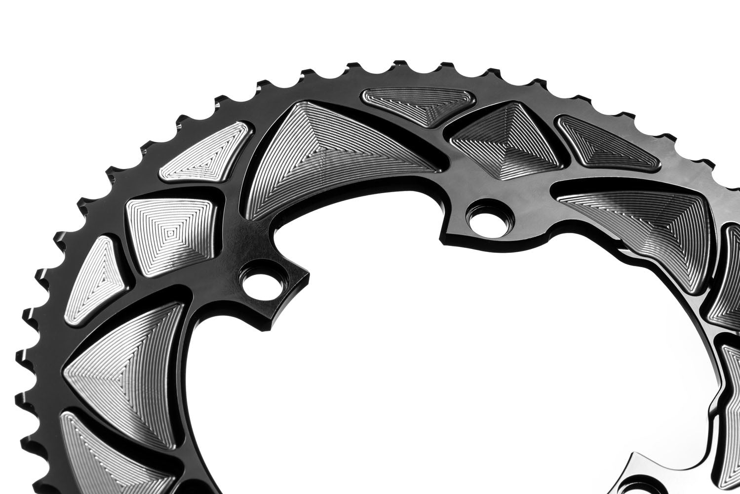 Absolute Black Chainrings - Premium Round 110