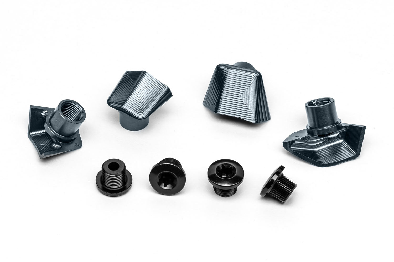 Absolute Black Chainrings - Premium Oval 9100