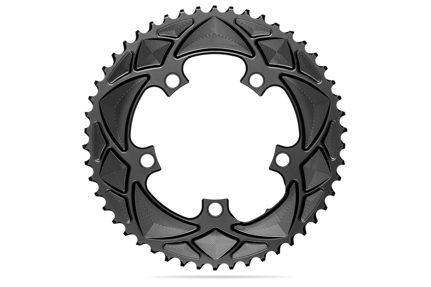 Absolute Black Chainrings - Premium Round 110