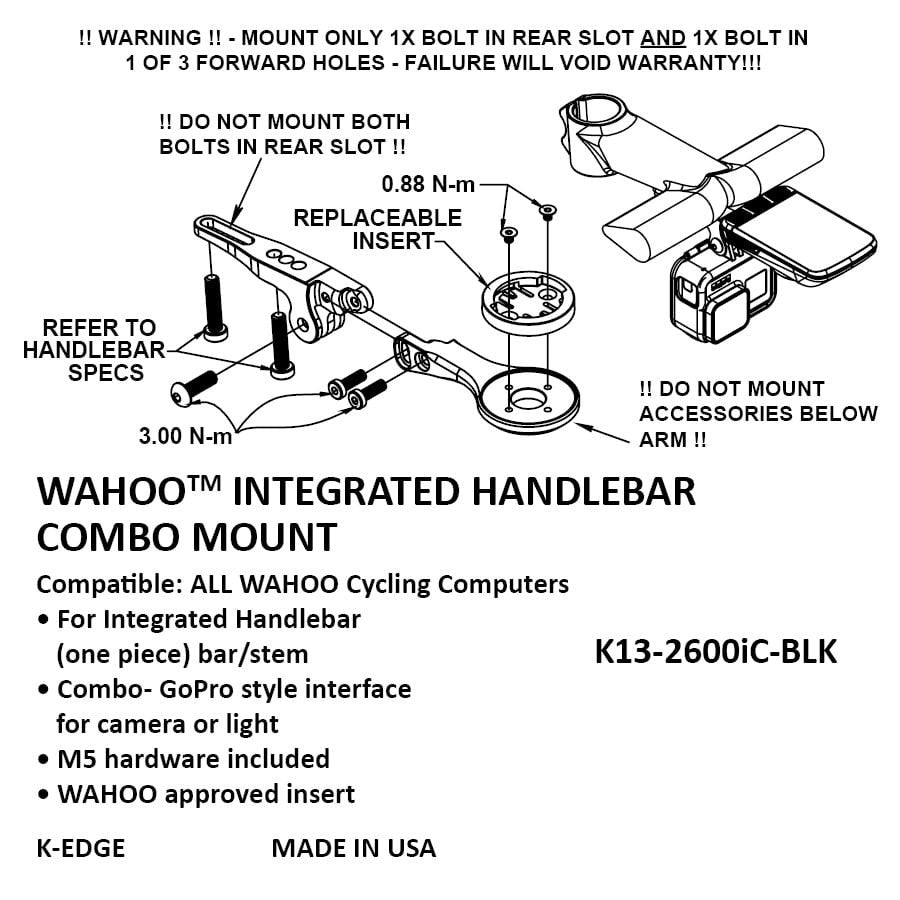 K-Edge Combo Computer Mount