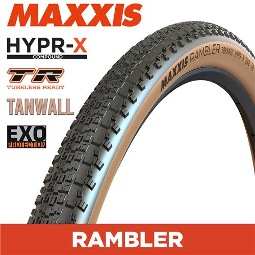 Maxxis Tire - Rambler EXO/TR
